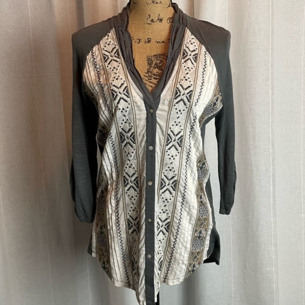 Anthropologie Tiny Lucinda Embroidered Top - Picture 3 of 7